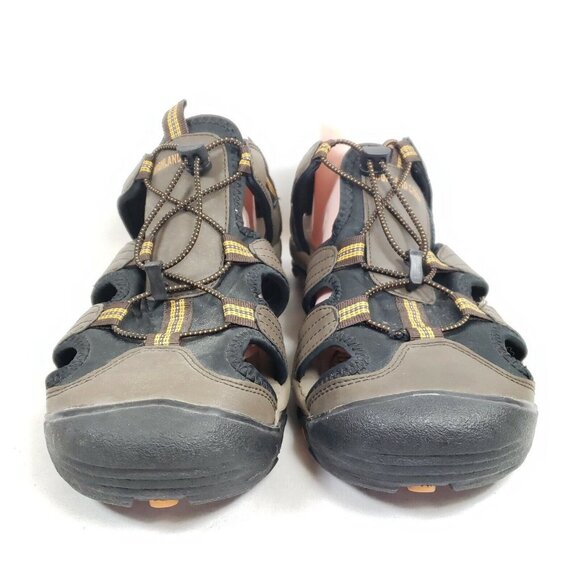 Highland Creek Fisherman Sandals Men's Size 9 Brown Synthetic - Picture 3 of 7